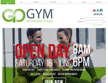 Tablet Screenshot of go-gym.co.uk